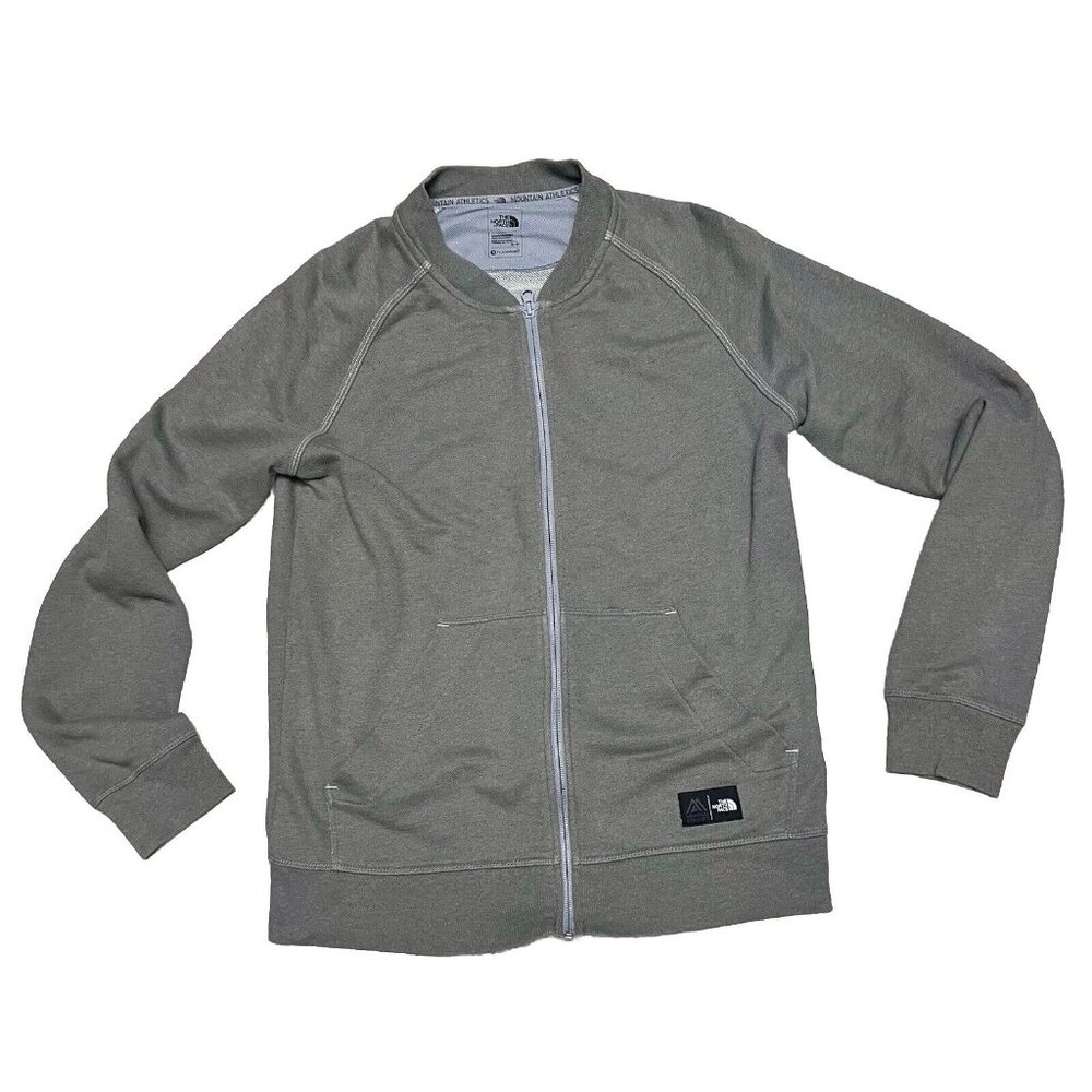 The North Face Men's Light Gray Full Zip Up Flashdry Lightweight Jacket Small